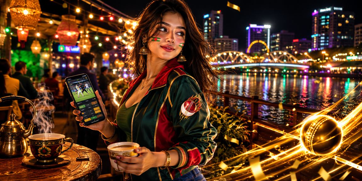 ঢাকার নাইট মার্কেটে ক্রিকেট বেটিং প্রোমোশন উপভোগ