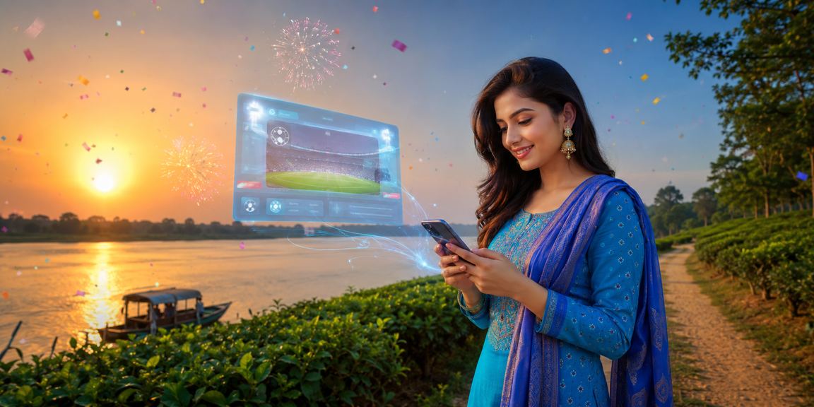রংপুরের একজন নারী মোবাইলে bk99vip বেটিং সাইট ব্যবহার করছেন